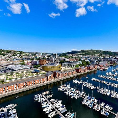 Just Stay Wales - Meridian Tower Marina & City View - 2 Bed Apartment Swansea Extérieur photo